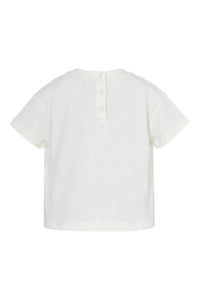 Armani - Baby Girl Logo-embroidered Cotton T-shirt