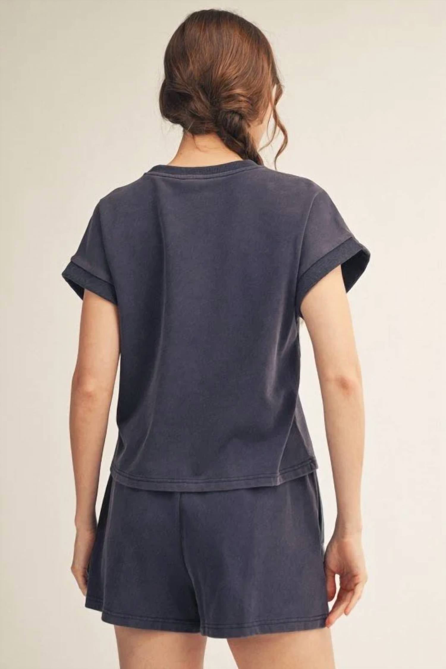 Jodifl - Flag Patched Top & Shorts