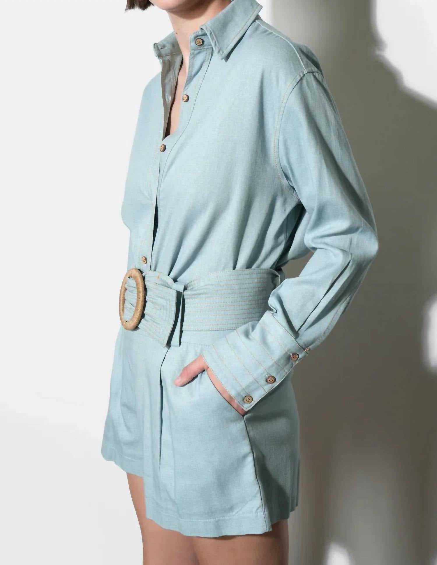 Greylin - Emily Oversized Linen Blend Shirt