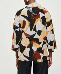 Joseph Ribkoff - Sweater Knit Abstract Print Top