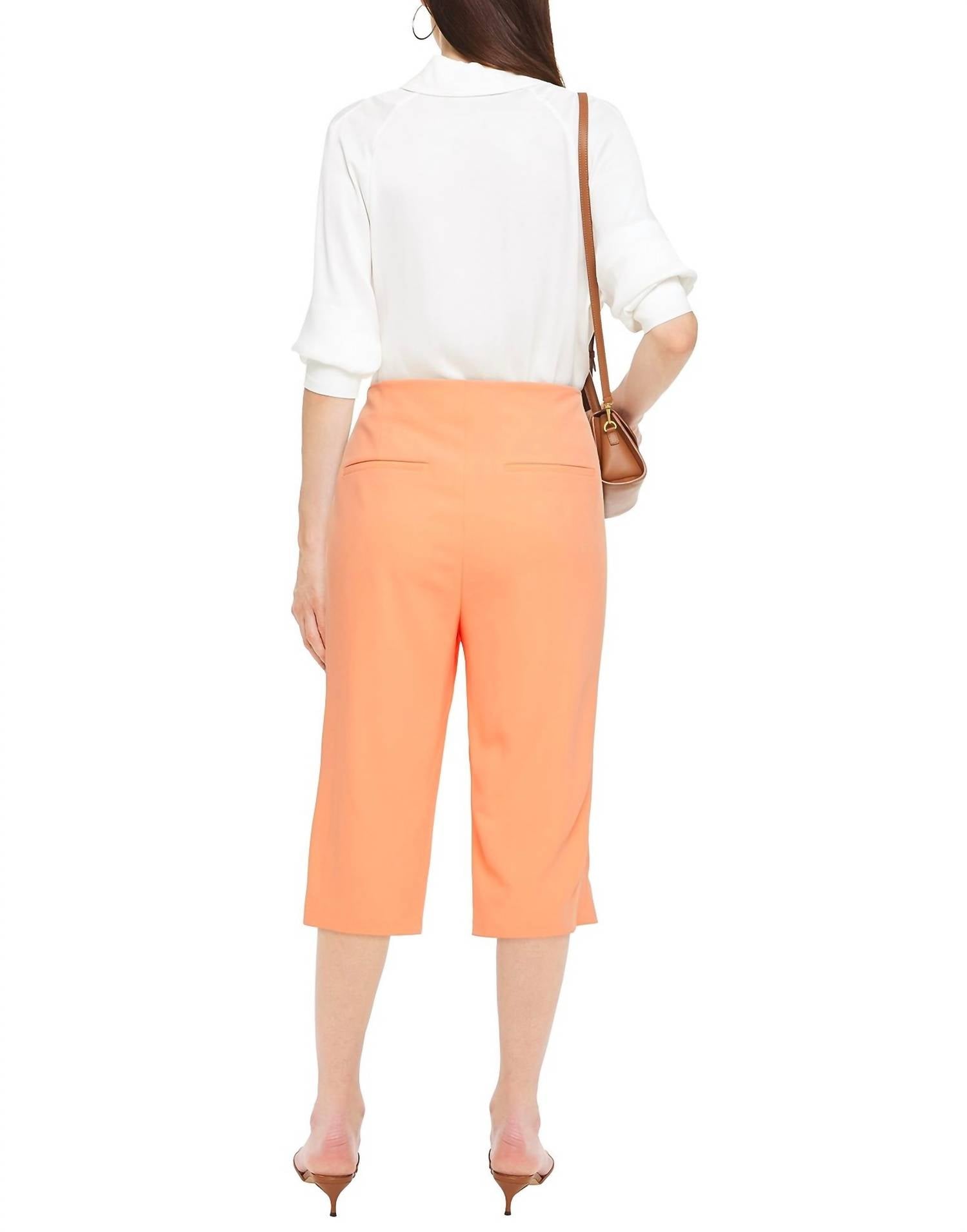 Alice + Olivia - Dylan Wide Leg Cropped Pants