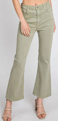 Letter To Juliet - Bambino Creased Line Cropped Baby Flare Jeans
