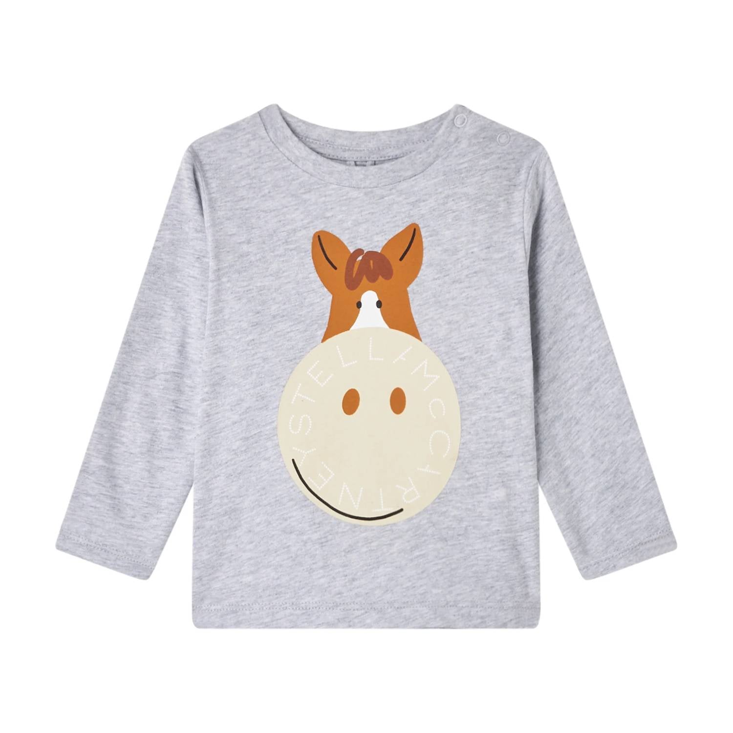 Stella Mccartney - Baby Boy Long Sleeve Logo Disk Print Tee