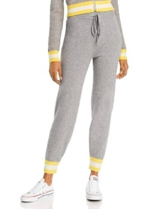 Aqua - X Madeleine Thompson Sweater Knit Drawstring Jogger Pants