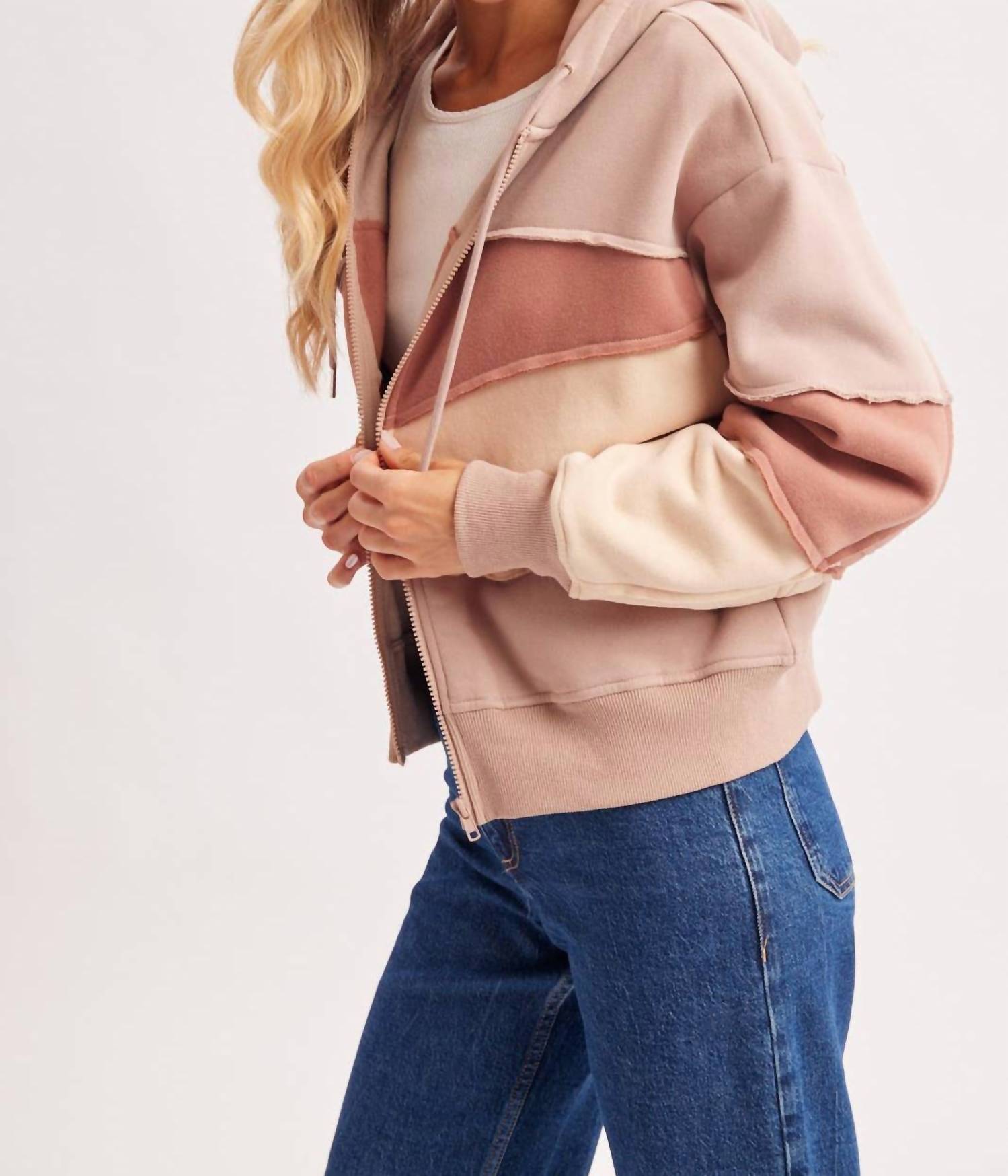 Bluivy - Adeline Patchwork Hoodie