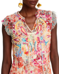 Johnny Was - Mazzy Tie Sleeveless Maxi Dress