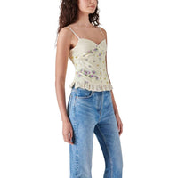 STEVE MADDEN Blossom Bustier Top in multi - women's tank top - detail view