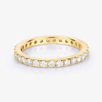 Diana M Jewels Women's Round Lab-Grown Diamond Fashion Ring (105.00 Ct) - Grand in 14k yellow gold - women's jewelry