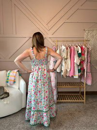 Easel - Rayon Ric Rack Midi Dress