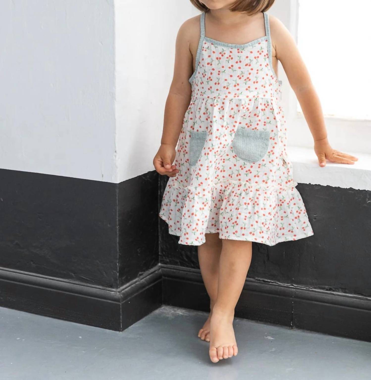 Petit Indi - Girl's Heart Pocket Dress
