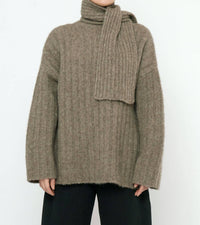 7115 By Szeki - Chunky Mockneck Sweater