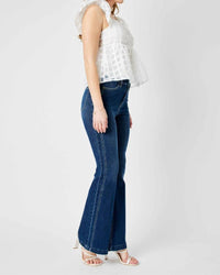 Judy Blue - High Waist Angled Side Seam Flared Jeans