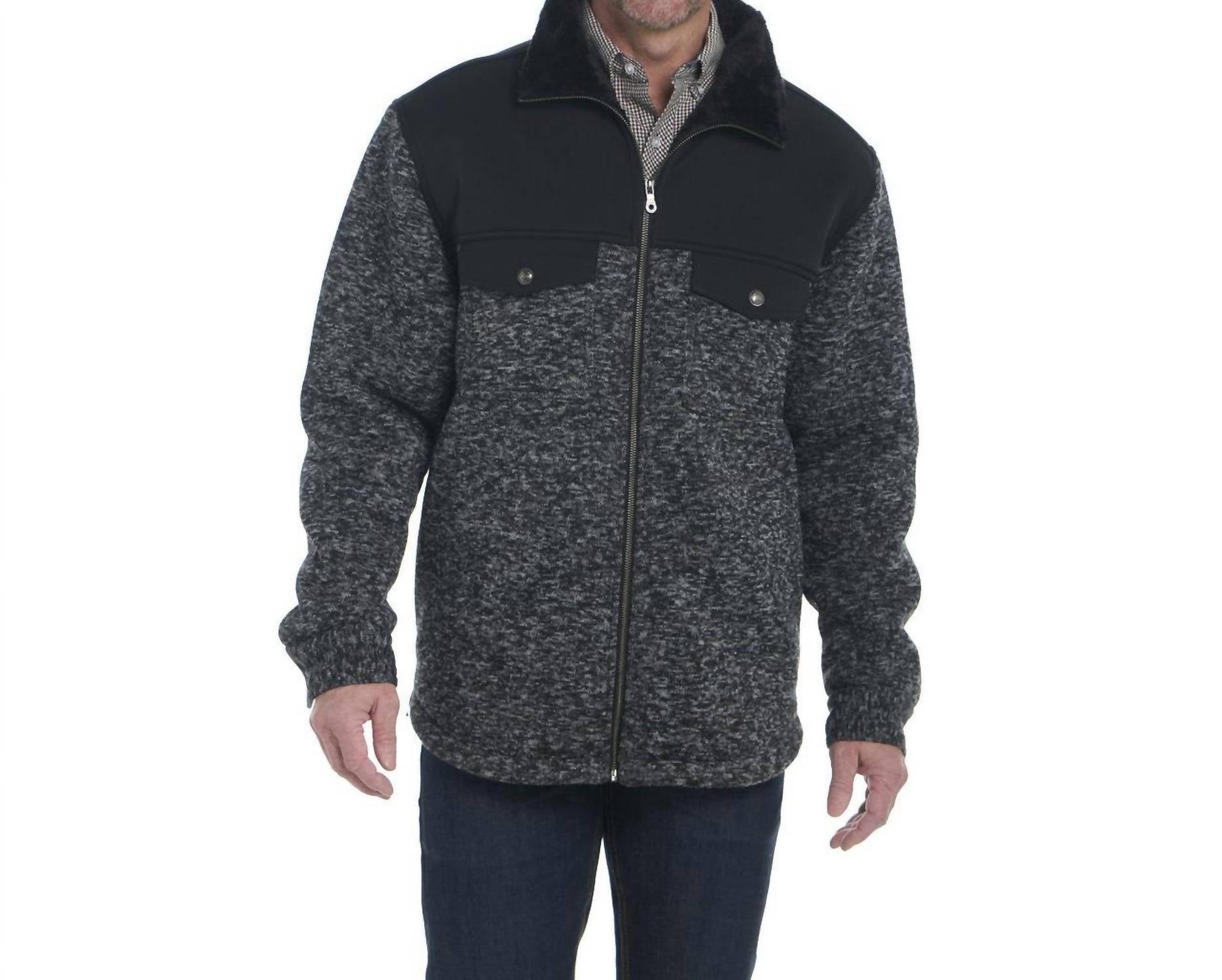 Cripple Creek - Two-toned Knit Jacket
