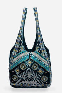 Johnny Was - Women's Oliver Slouchy Velvet Tote Bag