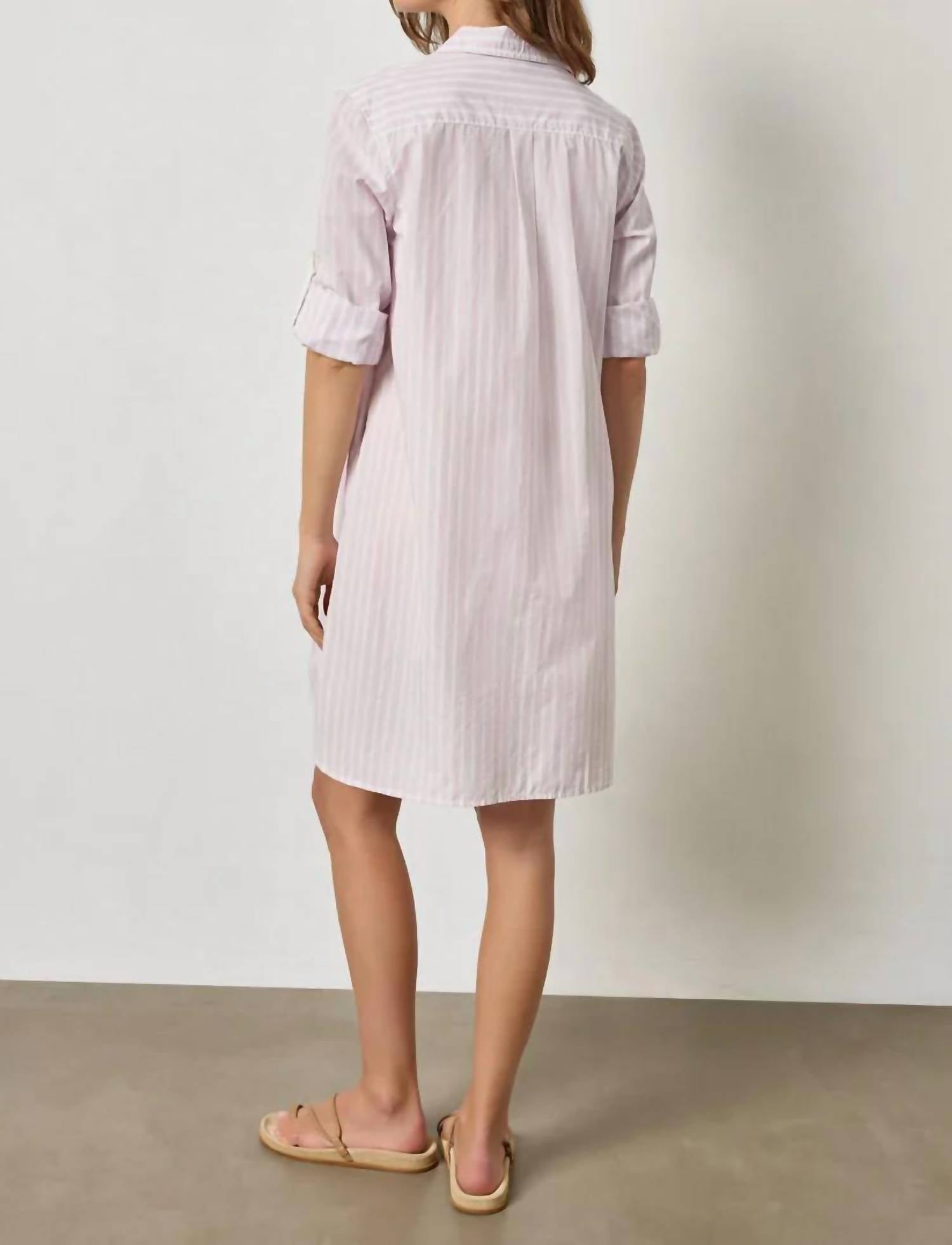 Lilla P - Stripe Collared Shirtdress