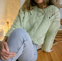 Lumiere - Thick Cable Knit Sweater