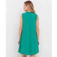 Ces Femme - Ruffled Chiffon Mini Dress