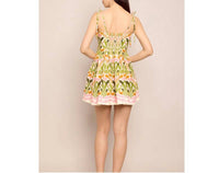 Cara Cara Laia Dress in juniper egret - women's dress - detail view