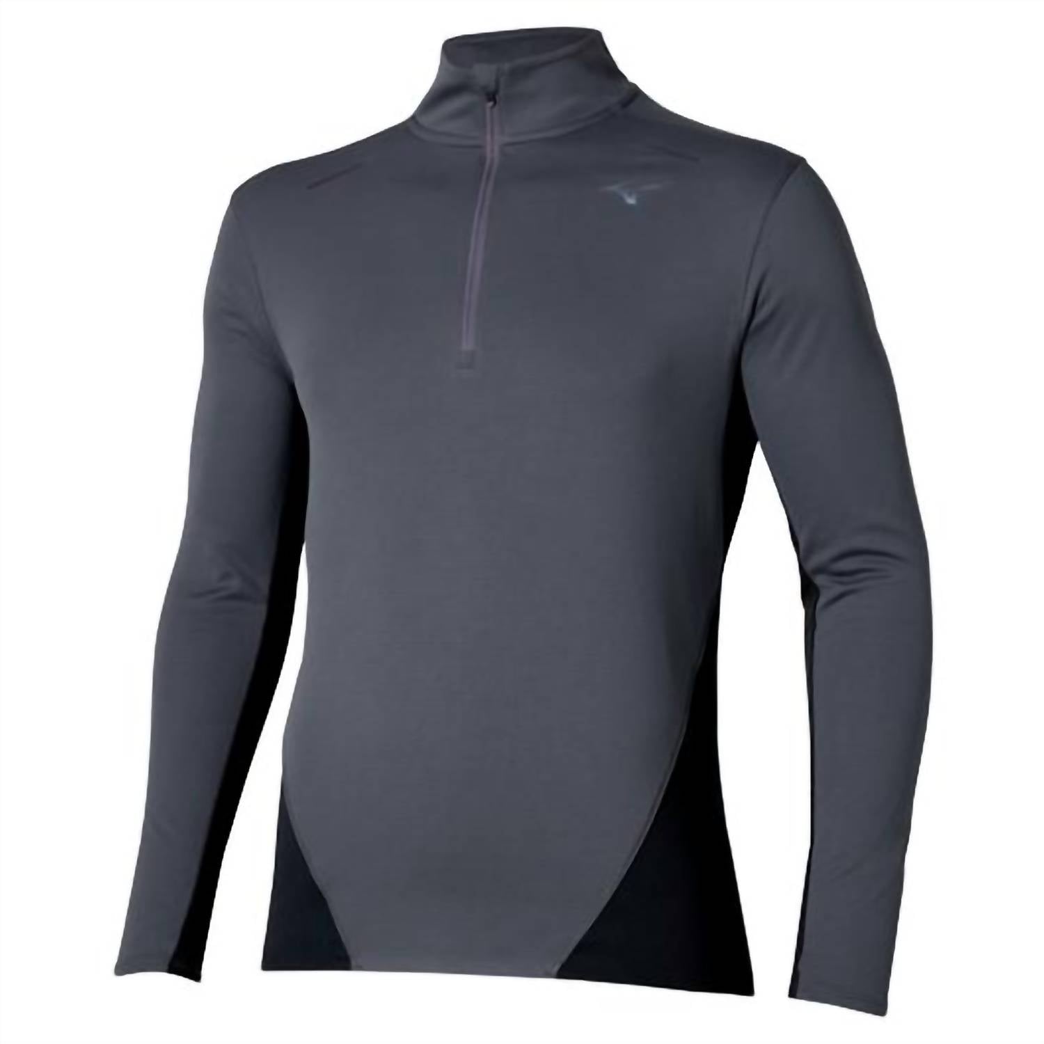 Mizuno - Men's Tech Thermal Charge Breath Thermo Half Zip Long Sleeve Tee