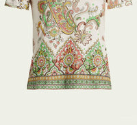 Etro - Paisley Bordura Cotton T-shirt