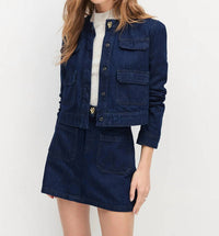 Favorite Daughter Mimi Mini Skirt in stout - women's skirt - detail view