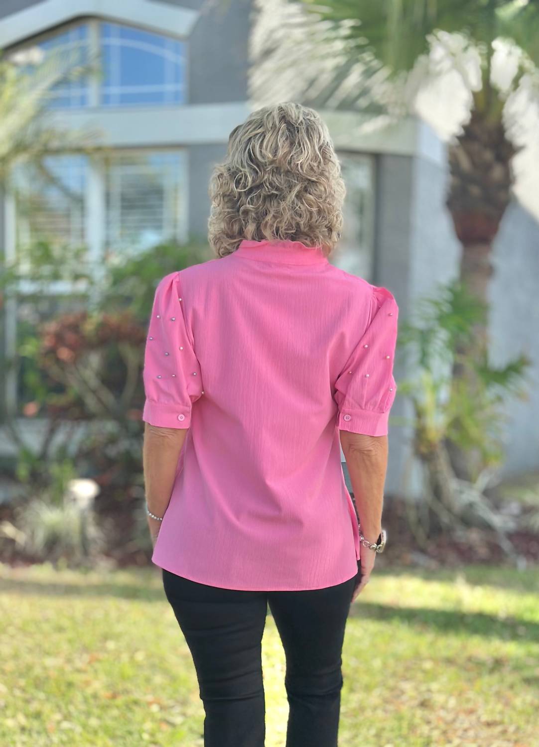 Southern Grace - Pastel Princess Puff Sleeve Top