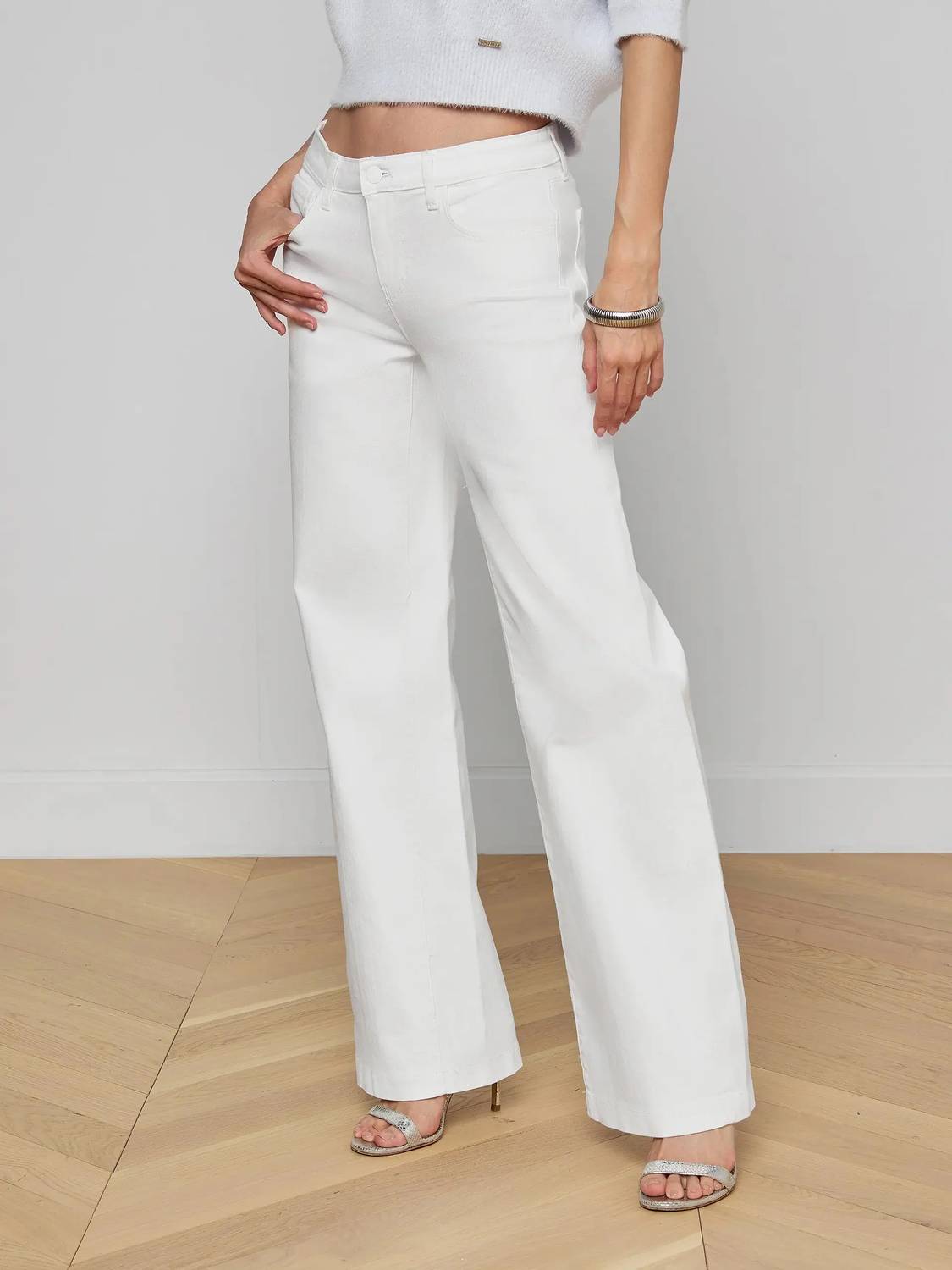 L'Agence - Joanne Low-rise Wide Leg Jeans