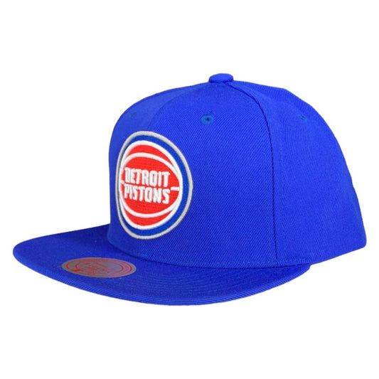 Mitchell & Ness - MEN'S NBA DETROIT PISTONS TEAM GROUND 2.0 SNAPBACK CAP