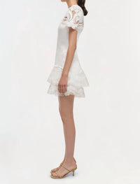 Simkhai - Signature Paislee Lace Cocktail Mini Dress