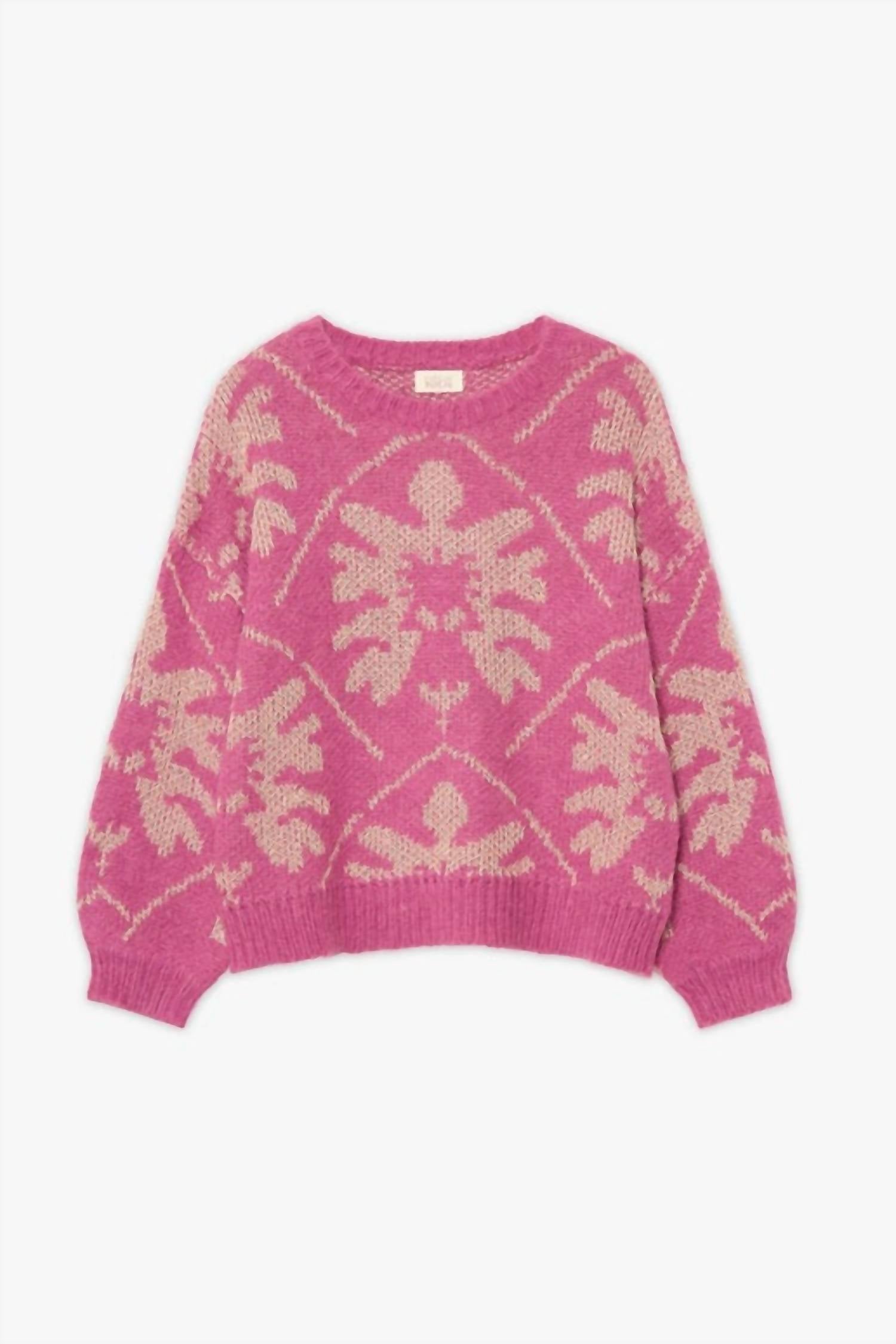 Nekane - Akina Jacquard Lurex Sweater