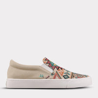 Mykos Women's Pipers Slip-on Shoe in taupe multi - women's sneaker