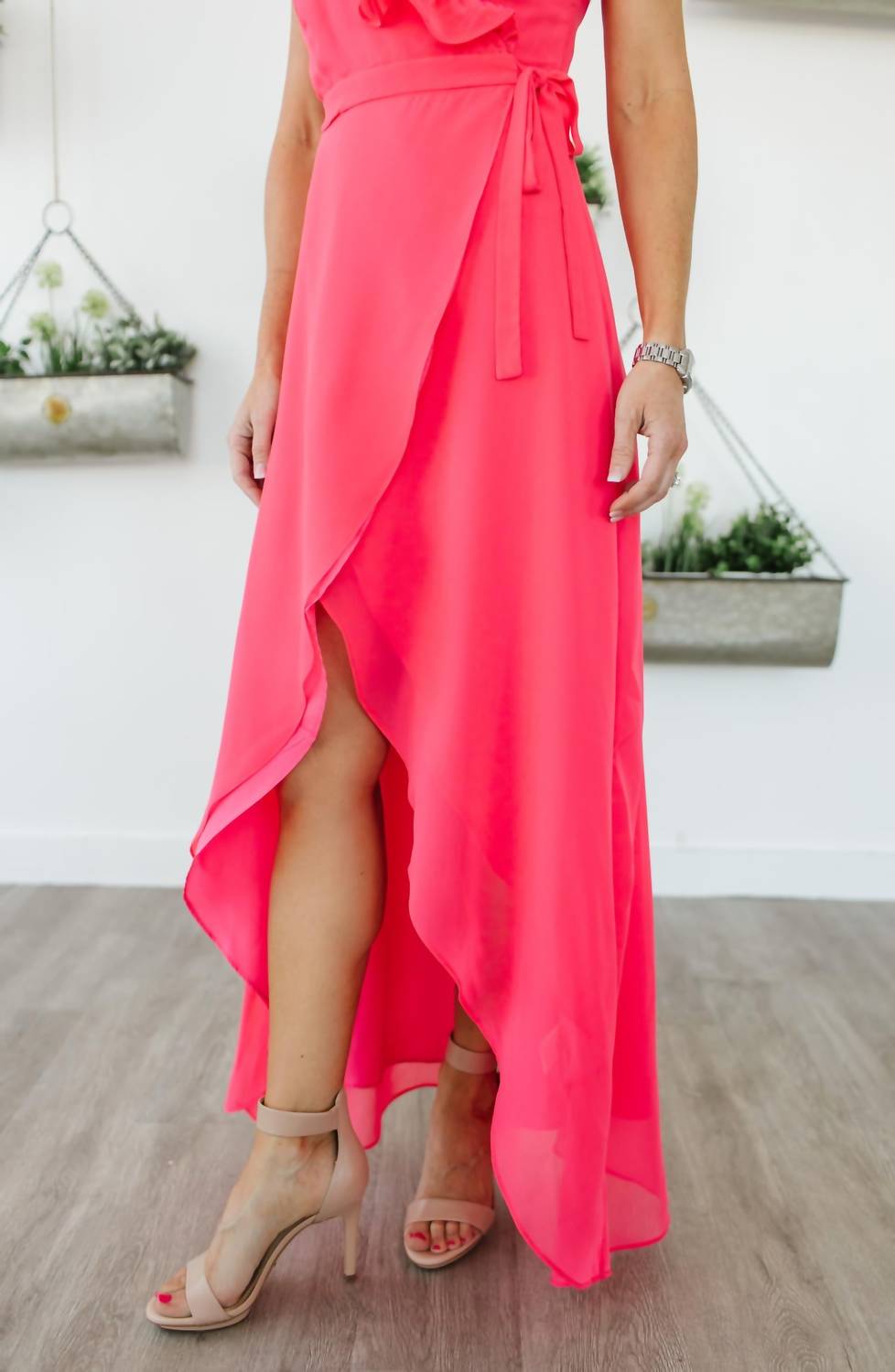 Formation Cross Back Maxi Dress
