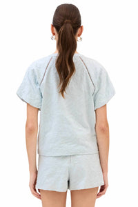 Allison New York - Embroidered Josephine Top