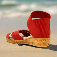 Charleston Shoe Co. - Women's Low Wedge Sandal