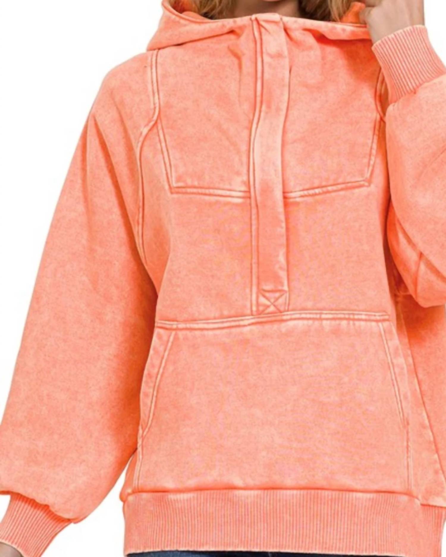 Zenana - Ryan Plush Hoodie