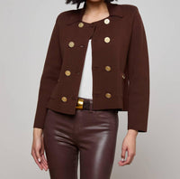 L'Agence - MADILYN DOUBLE BREASTED KNIT JACKET