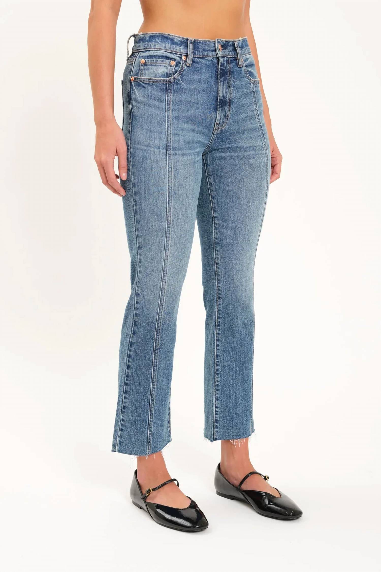 Daze - Shy Girl Cropped Flare Jeans