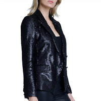L'Agence - Women's Kenzie Sequin Blazer