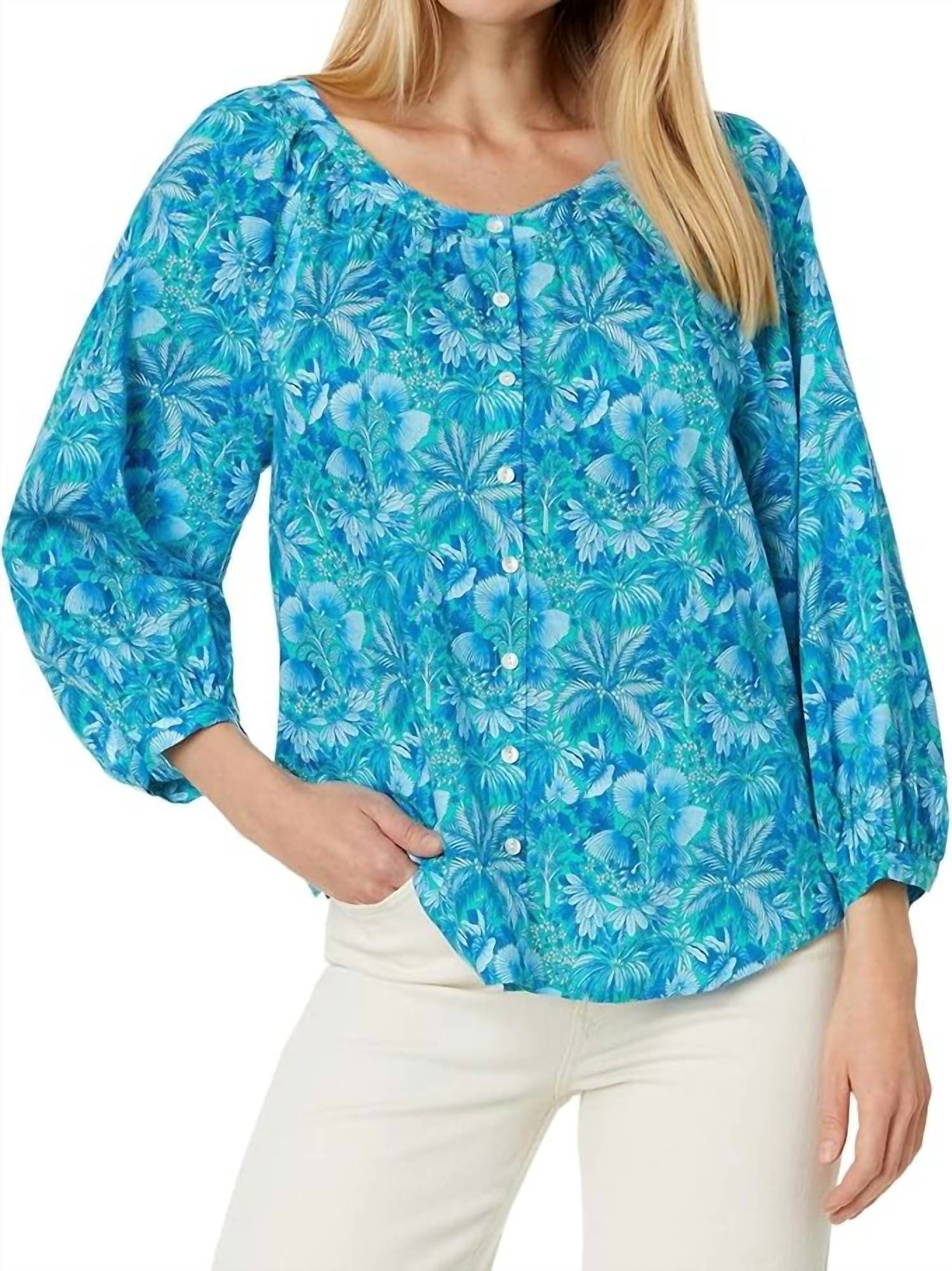 Tommy Bahama - Petit Palma 3/4 Sleeve Top