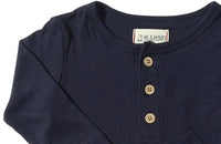 Me & Henry - Boy's Mason Ribbed Romper