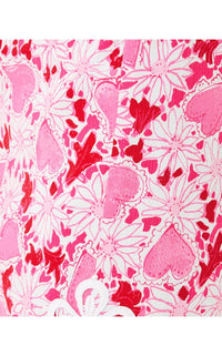 Lilly Pulitzer Cleodora Stretch Mini Shift Dress in coconut dear heart - women's dress - view 6