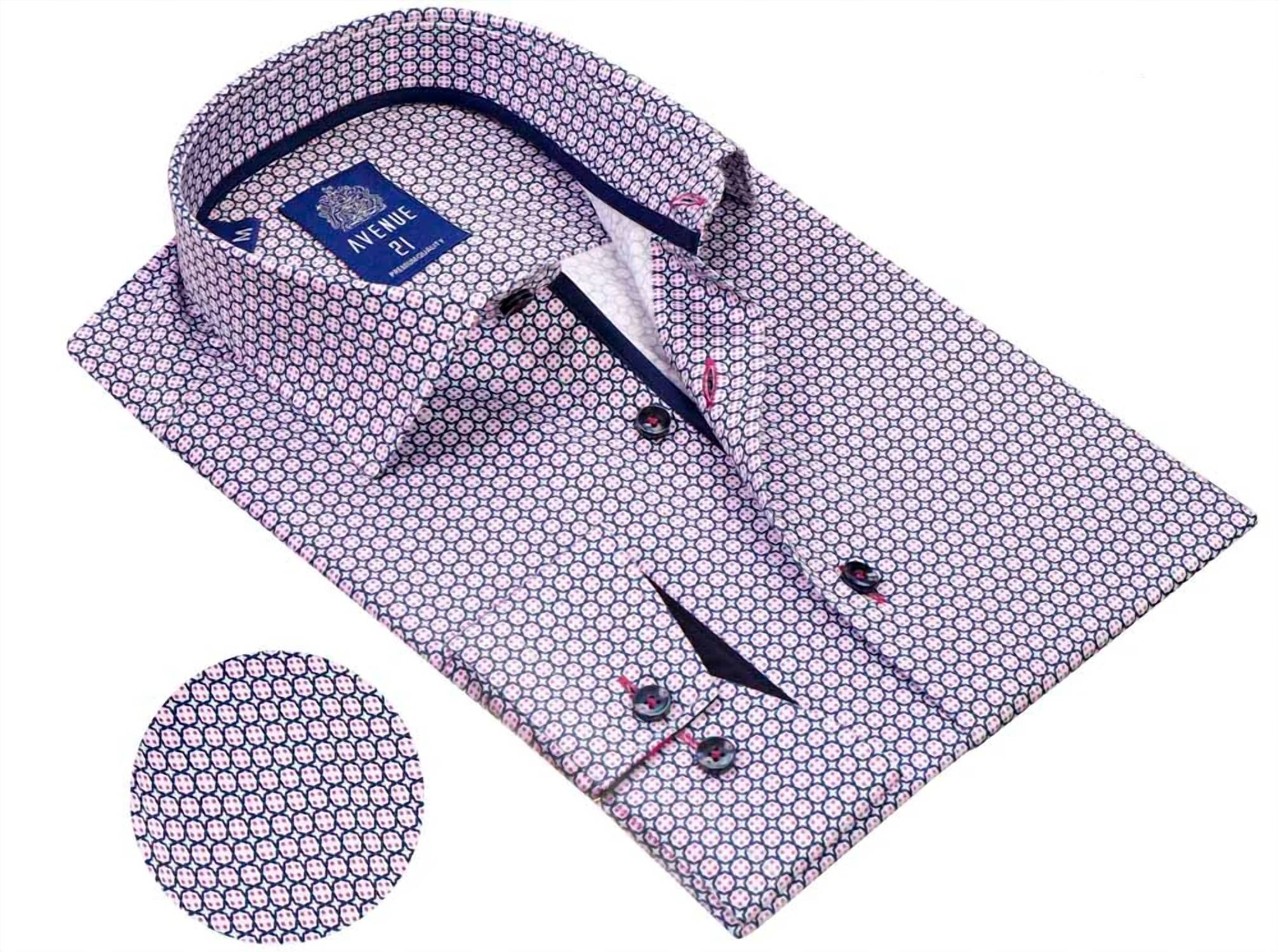 Avenue 21 - Men’s European Button Down Long Sleeves Shirts