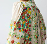 Hope For Flowers - Smocked Tie Neck Top