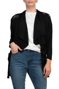 Anne Rose - Sequined Long Sleeves Cardigan