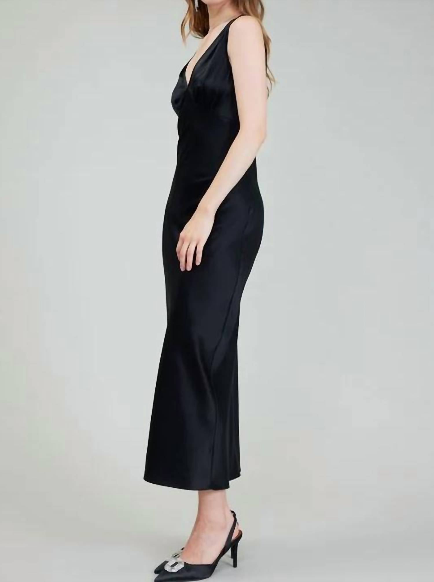 Current Air - Silk Sweetheart Maxi Dress