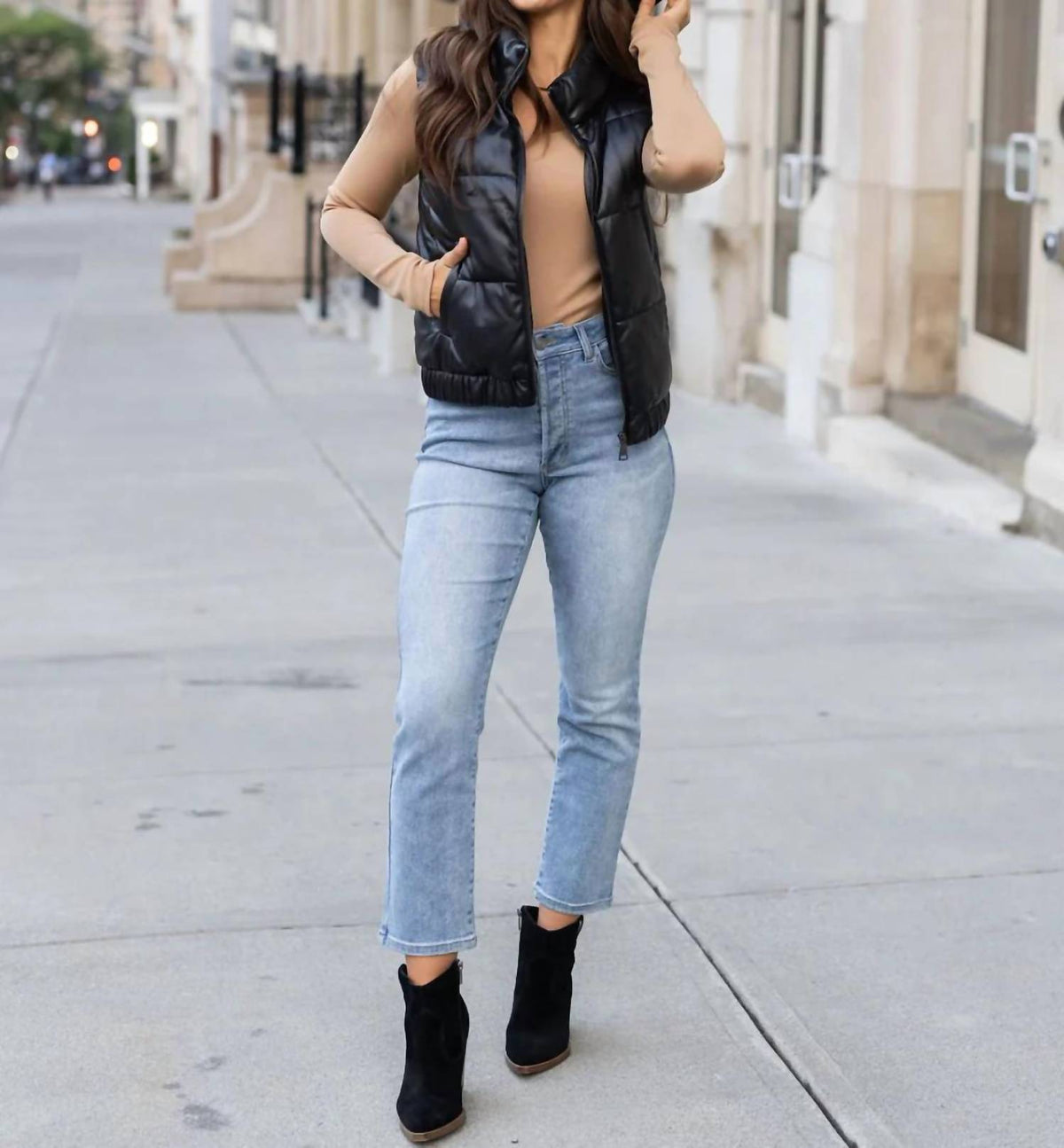 Grace And Lace - Premium Denim High Waisted Mom Jeans