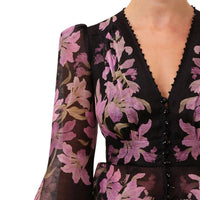 Zimmermann - Dawning V-neck Beaded Blouse