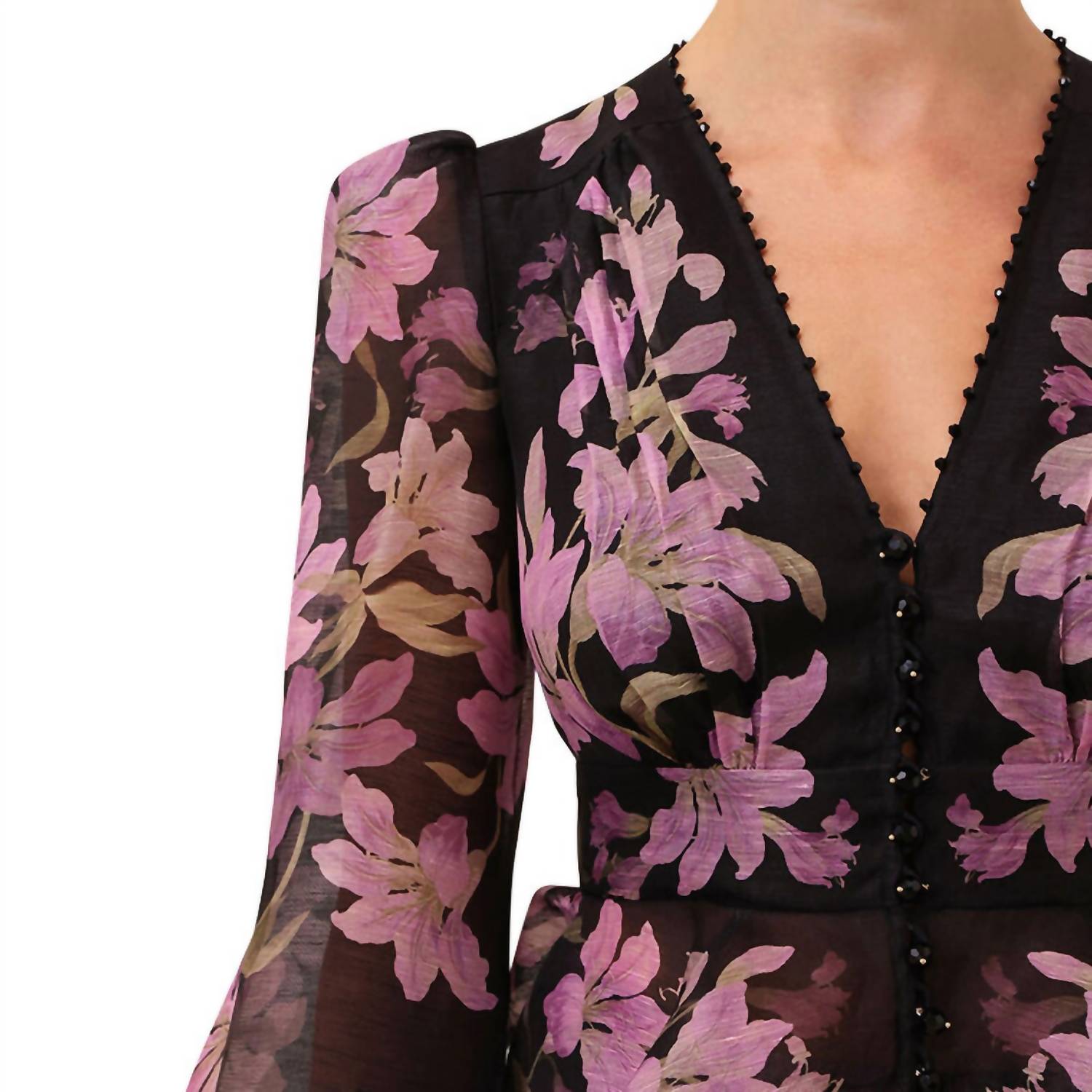 Zimmermann - Dawning V-neck Beaded Blouse