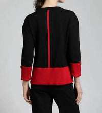 Apny - Color Block Pullover Sweater