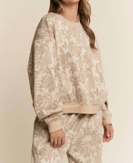 J.Nna - Fran Floral Sweater